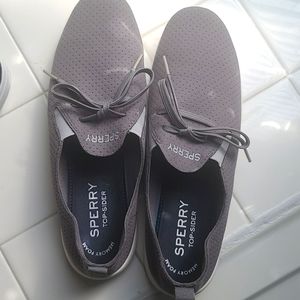 Grey Sperry Top Sider Memory Foam Shoes